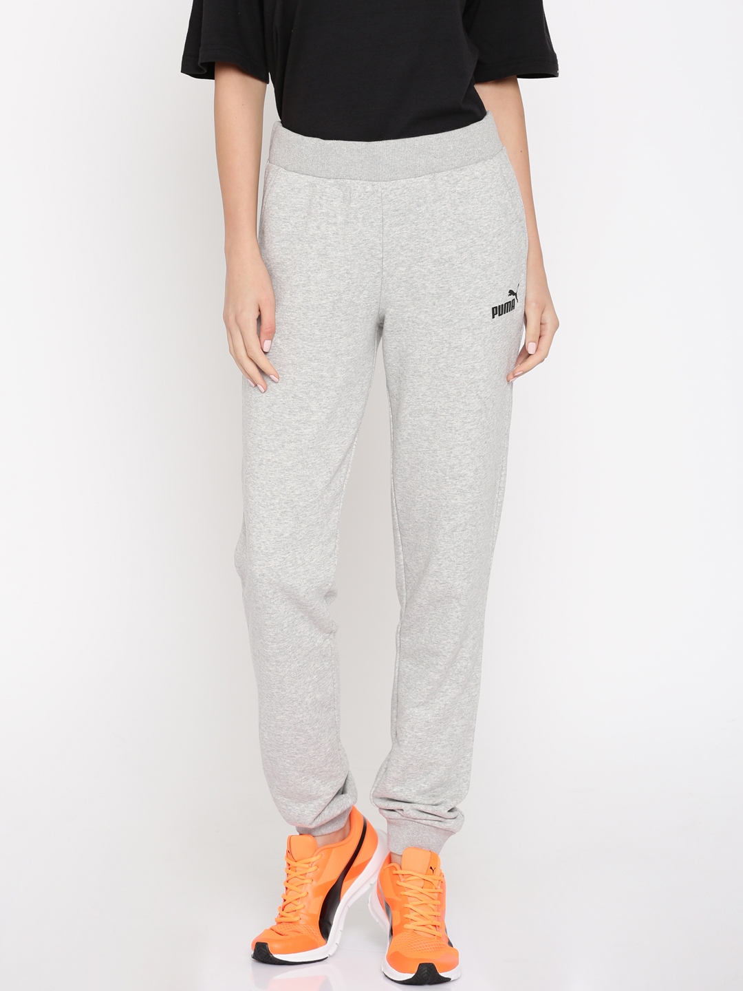 grey joggers puma
