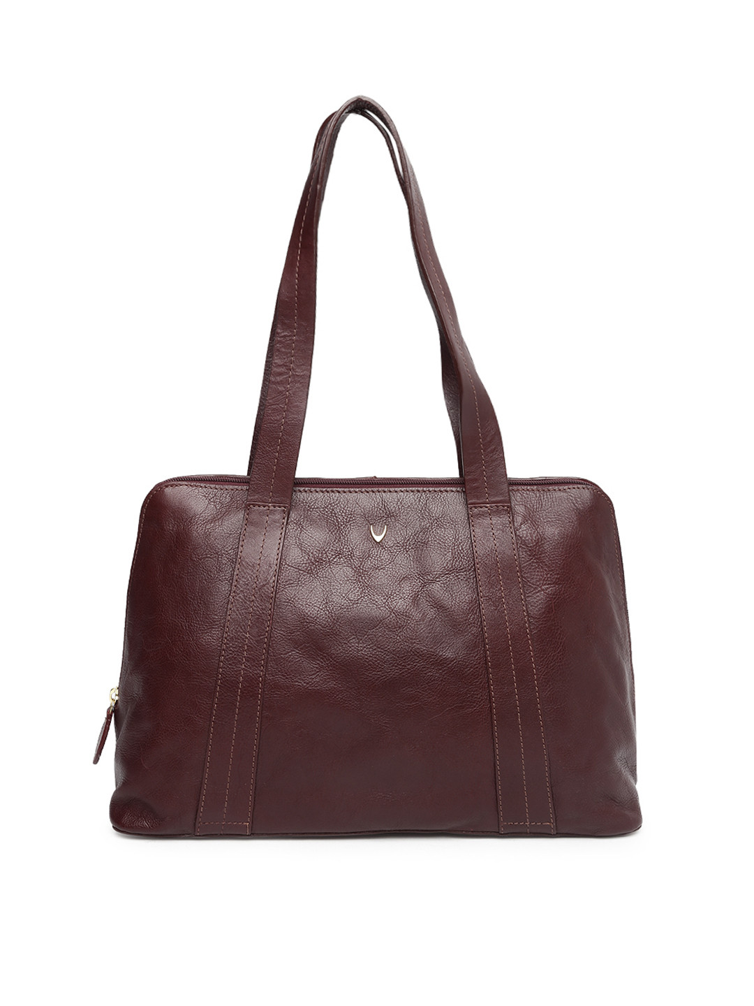 Buy Hidesign Brown Solid Leather Shoulder Bag Handbags for Women