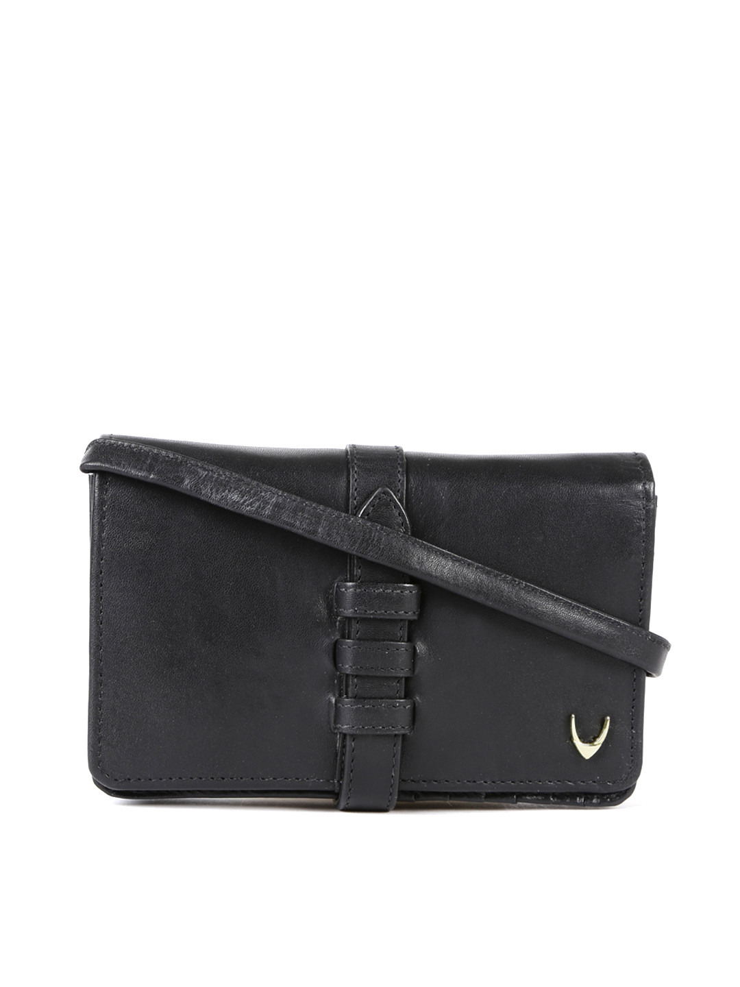 Buy Hidesign Women Black Solid Twofold Leather Wallet Wallets for