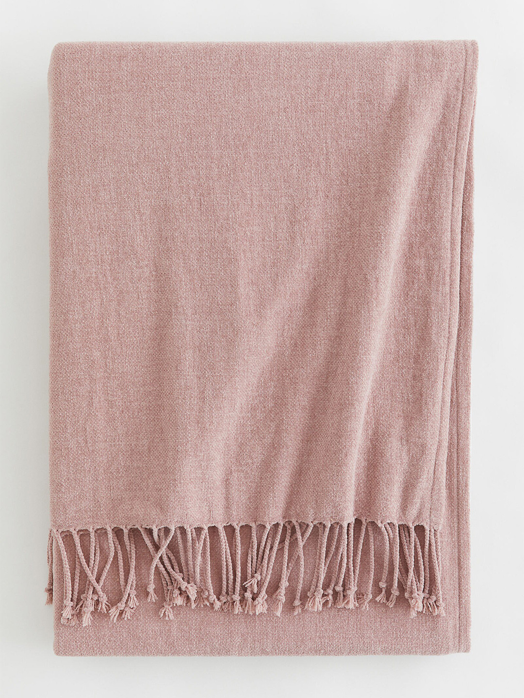 Buy H&M Pink Chenille Blanket Blankets Quilts And Dohars for Unisex