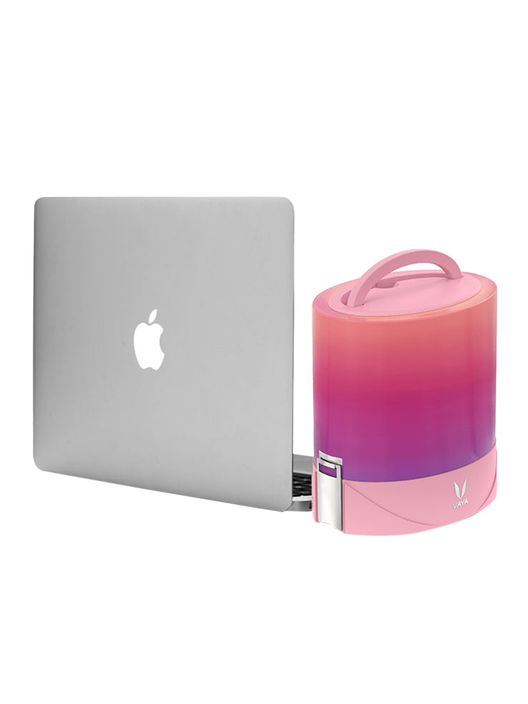 Buy Vaya Pink & Purple Microwave Safe Double Walled Vacuum Lunch Box