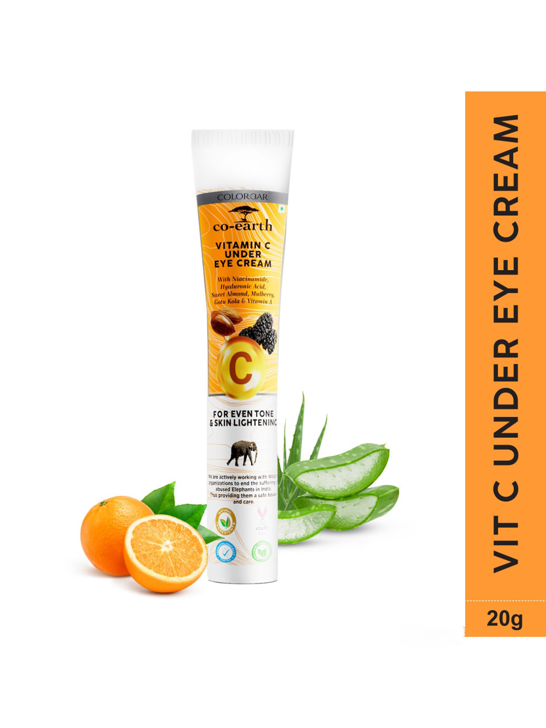 Buy Colorbar Co Earth Vitamin C Under Eye Cream 20 G Under Eye Creams