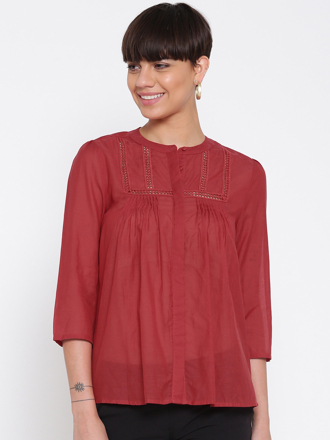 marks and spencer linen top