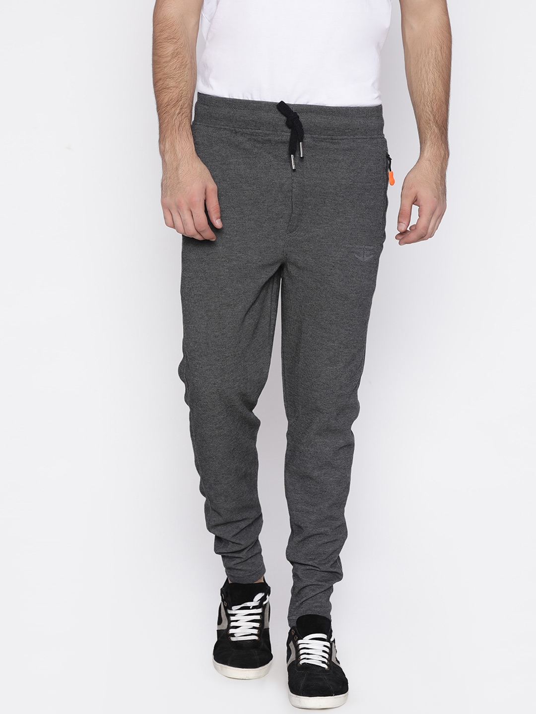 Buy FIFTY TWO Grey Slim Fit Track Pants - Track Pants for Men 2062201 ...