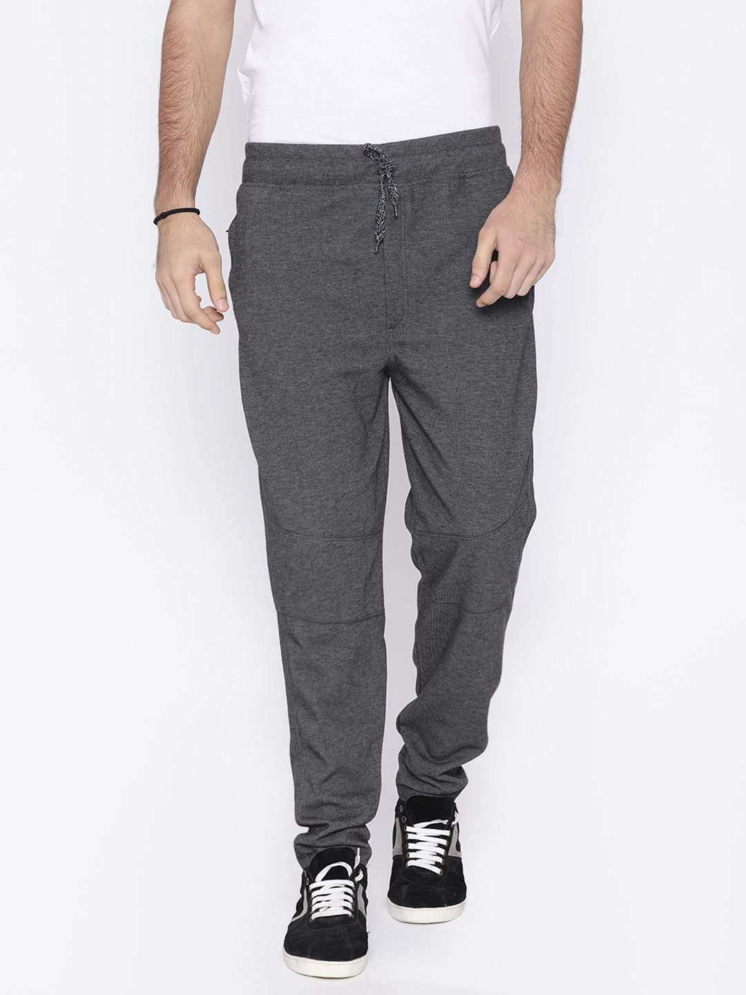 charcoal track pants
