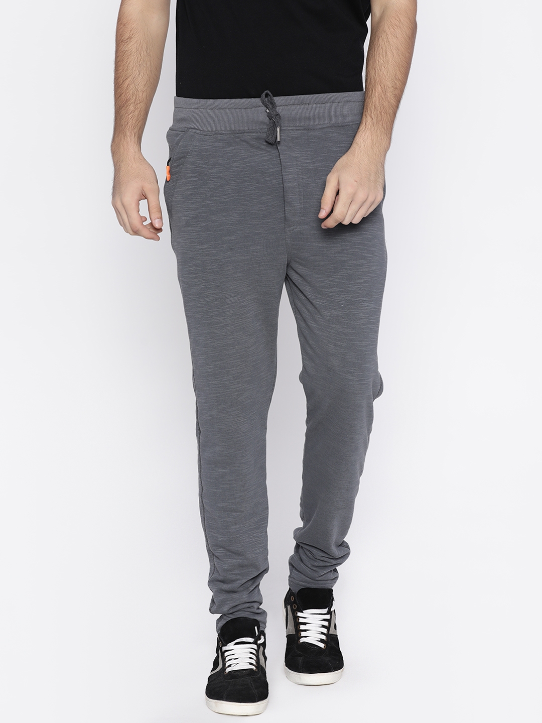 grey track pants mens