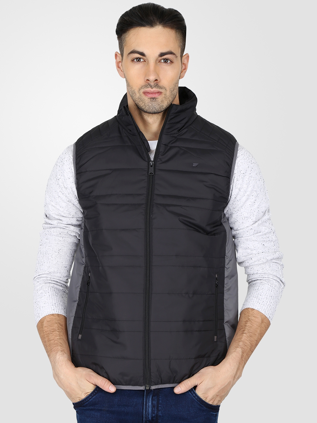 Buy T Base Men Black Solid Puffer Jacket - Jackets for Men 2063870 | Myntra