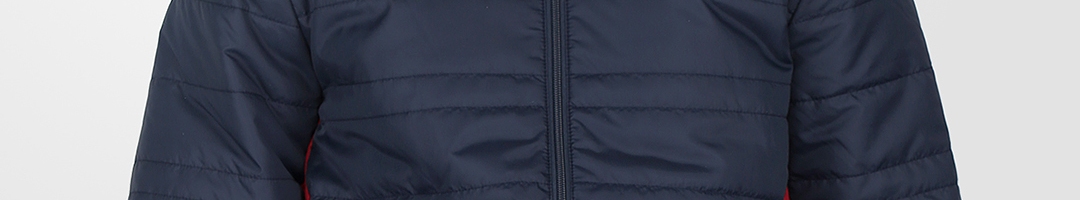 Buy T Base Men Navy Blue Solid Puffer Jacket - Jackets for Men 2063878 ...