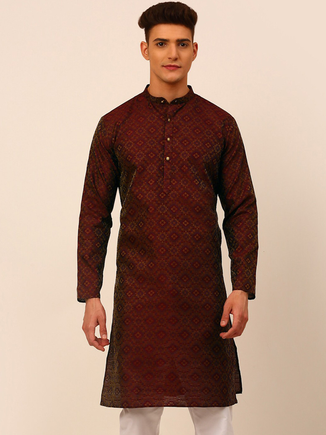 Buy Jompers Men Woven Design Regular Kurta Kurtas for Men 20650452 Myntra