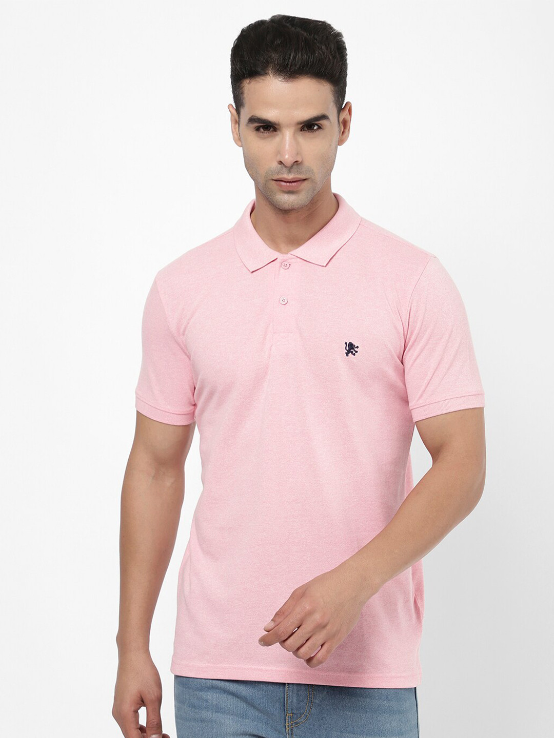 Buy R&B Men Pink Polo Collar T Shirt Tshirts for Men 20656650 Myntra