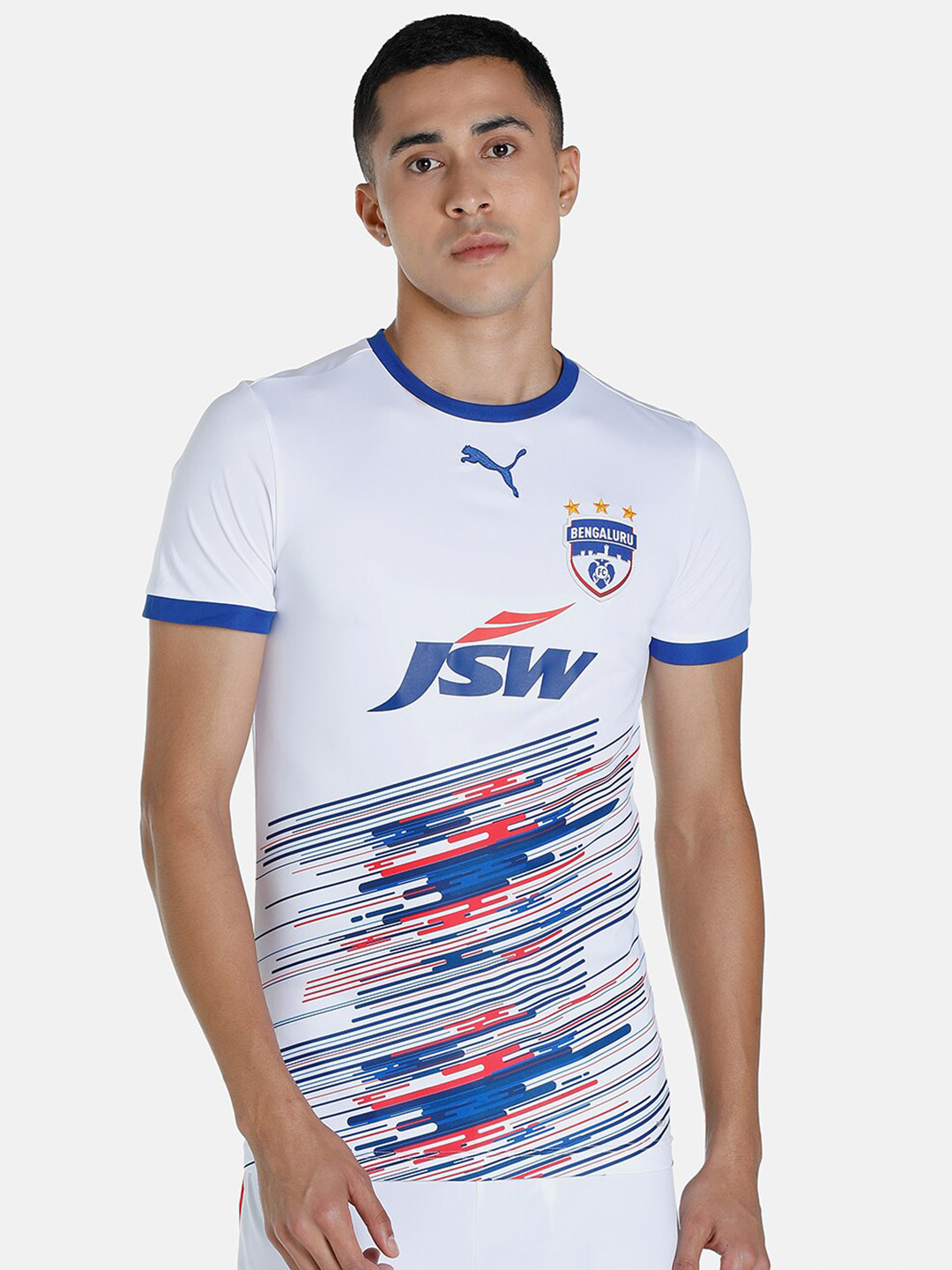 Buy Puma Men White Football Club 22/23 Away Jersey Tshirts Tshirts