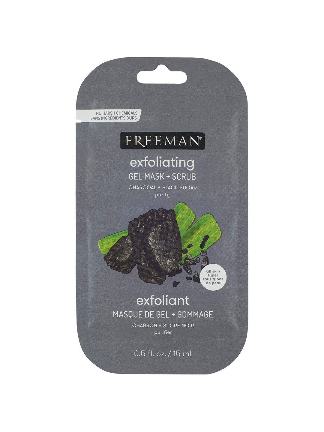Buy FREEMAN Exfoliating Gel Mask + Scrub With Charcoal & Black Sugar 15
