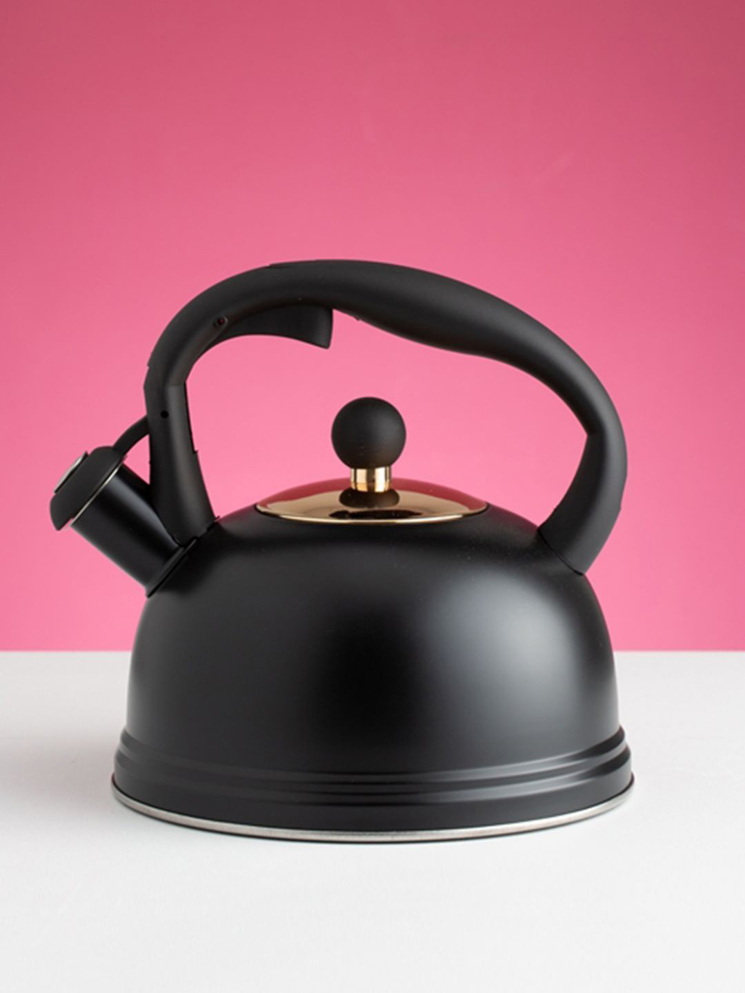 Buy TYPHOON Black Dishwasher Safe Stainless Steel Whistling Kettle 2L