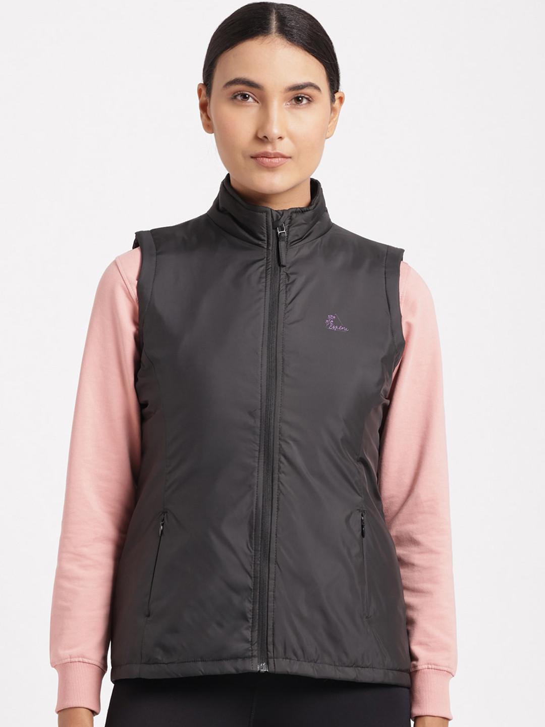 Buy Wildcraft Women Black Water Resistant Running Tailored Jacket