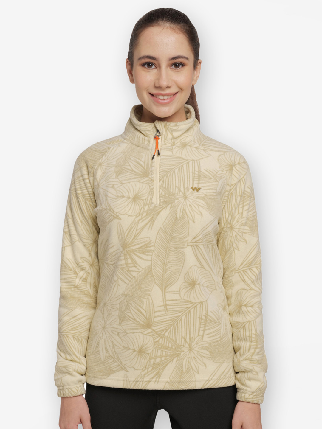 Buy Wildcraft Women Yellow Water Resistant Outdoor Biker Jacket