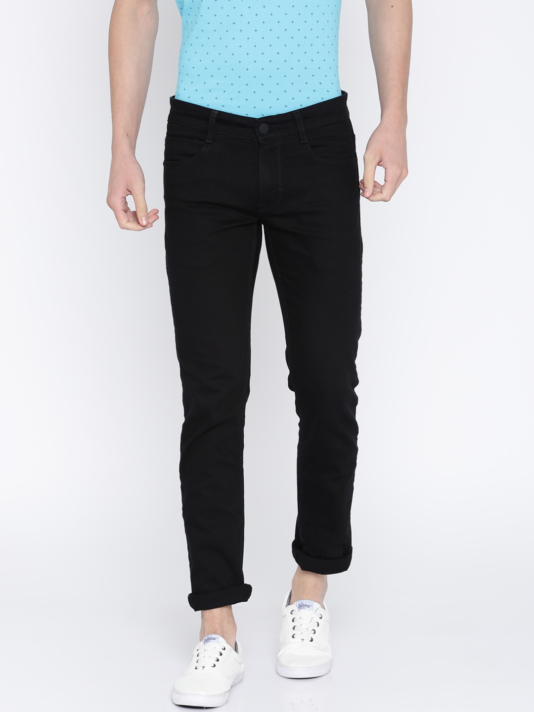 black stretchable jeans