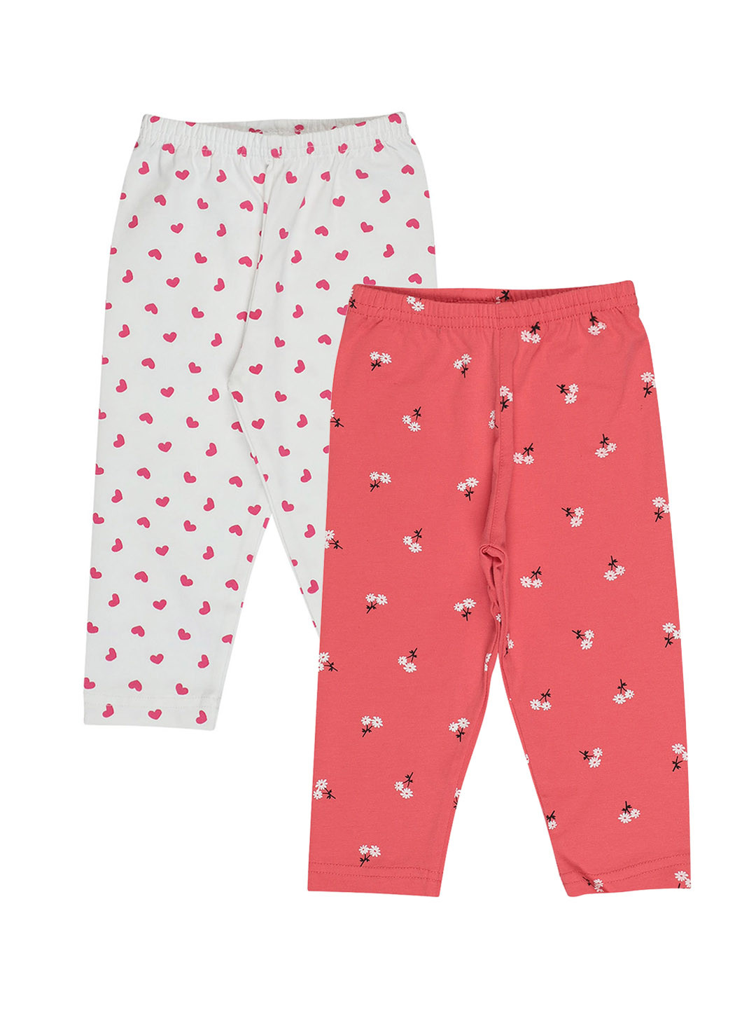Buy Bodycare Infants Girls Pack Of 2 Assorted Printed Cotton Track