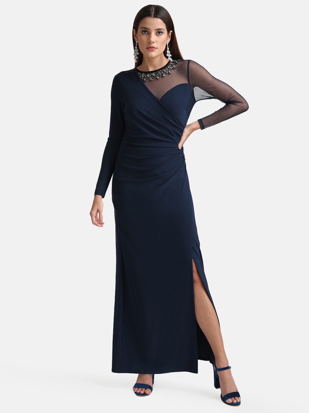 Buy Kazo Women Blue Maxi Maxi Dress Dresses for Women 20692972 Myntra