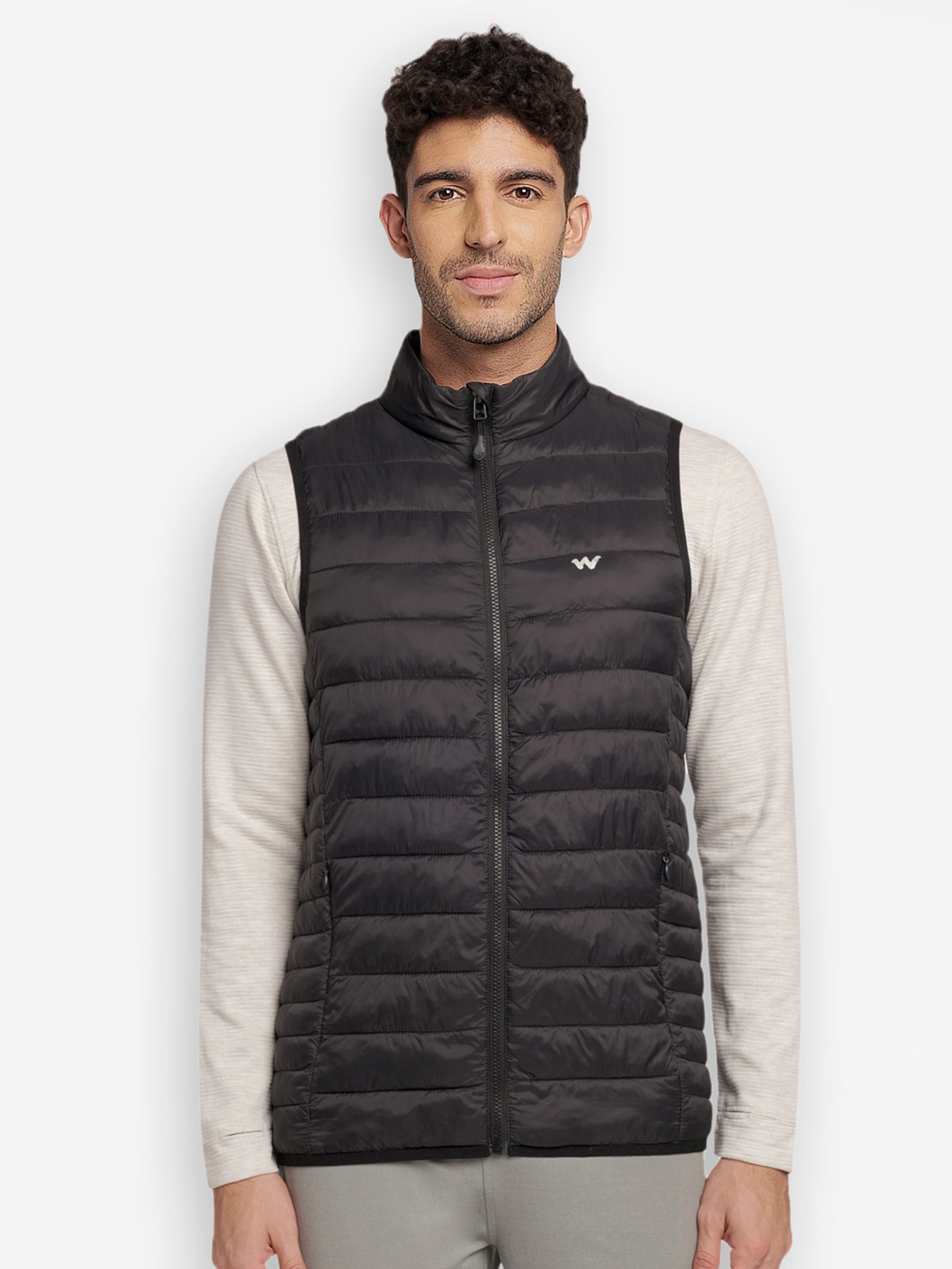 Buy Wildcraft Men Black Water Resistant Outdoor Quilted Puffer Jacket