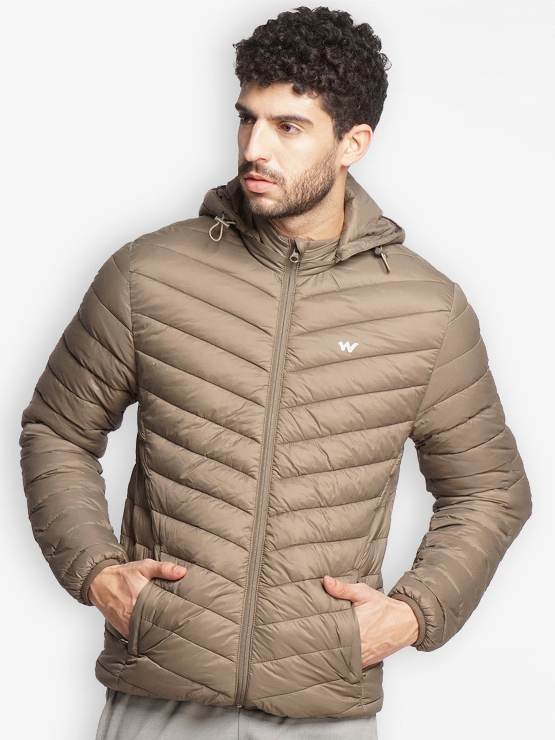 Buy Wildcraft Men Olive Green Solid Water Resistant Bomber Jacket