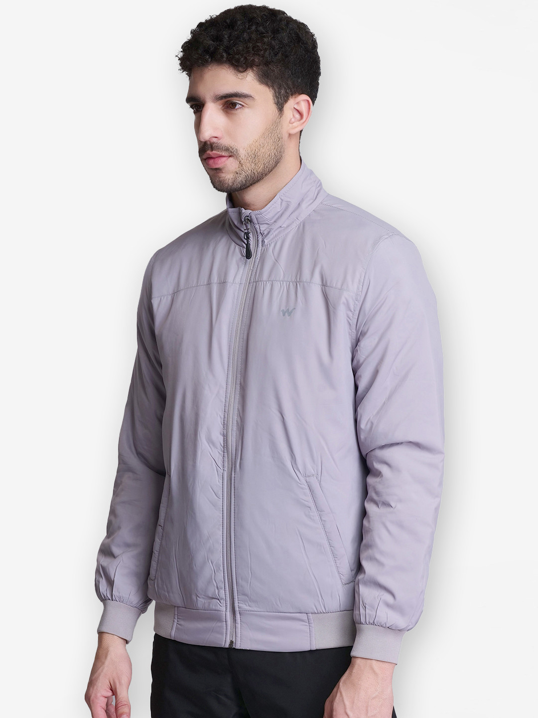 Buy Wildcraft Men Silver Toned Water Resistant Outdoor Bomber Jacket