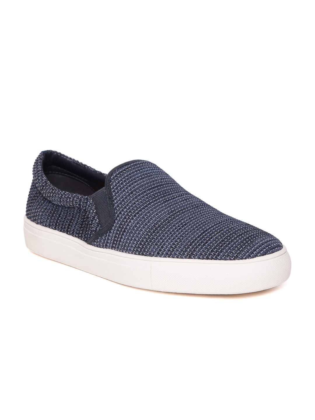 Buy Kenneth Cole Reaction Men Blue Patterned Slip On Sneakers - Casual ...