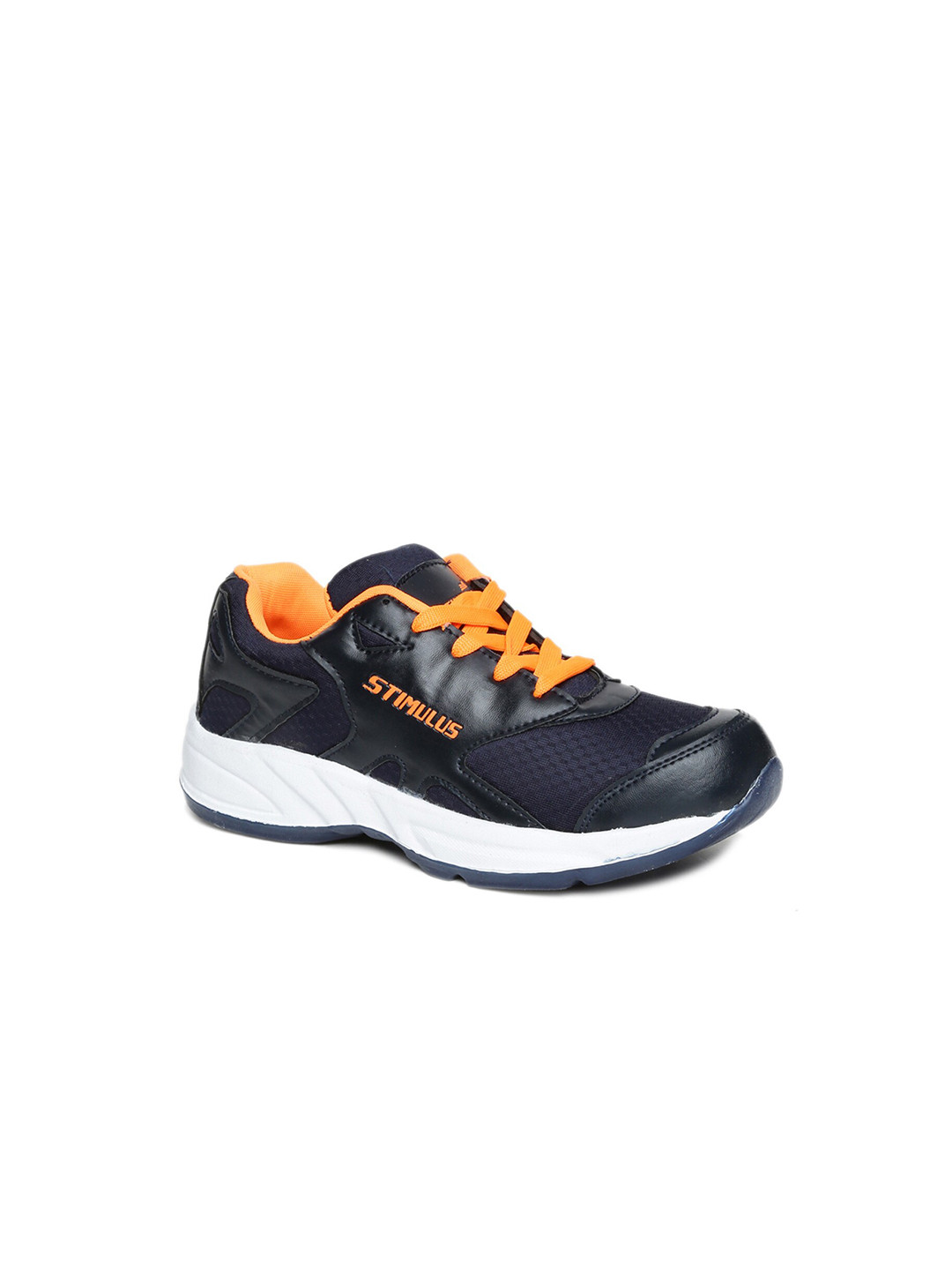 Buy Paragon Men Blue & Orange Mesh Running Non Marking Shoes Sports