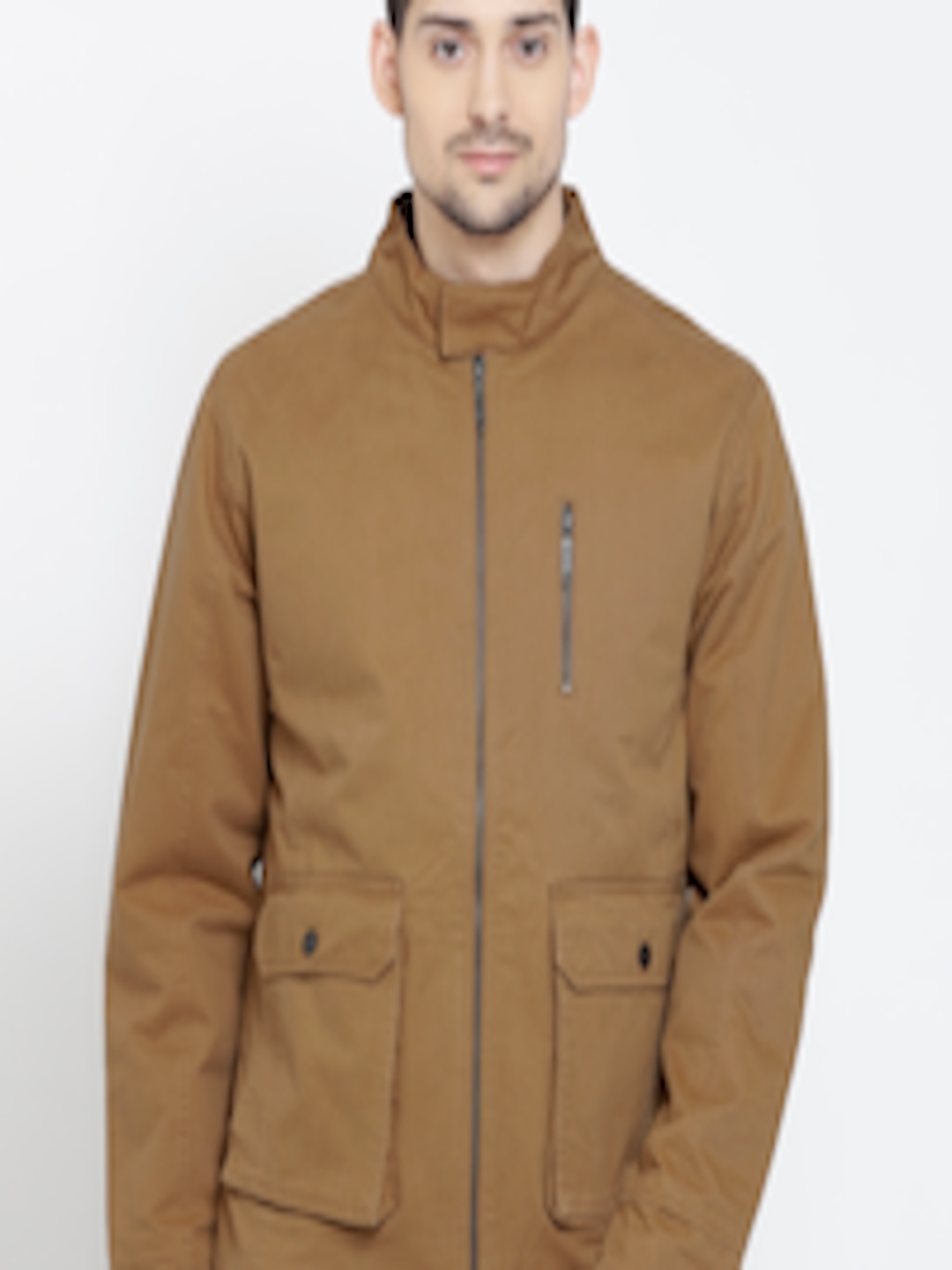 Buy ColorPlus Men Beige Solid Tailored Jacket - Jackets for Men 2072062 ...