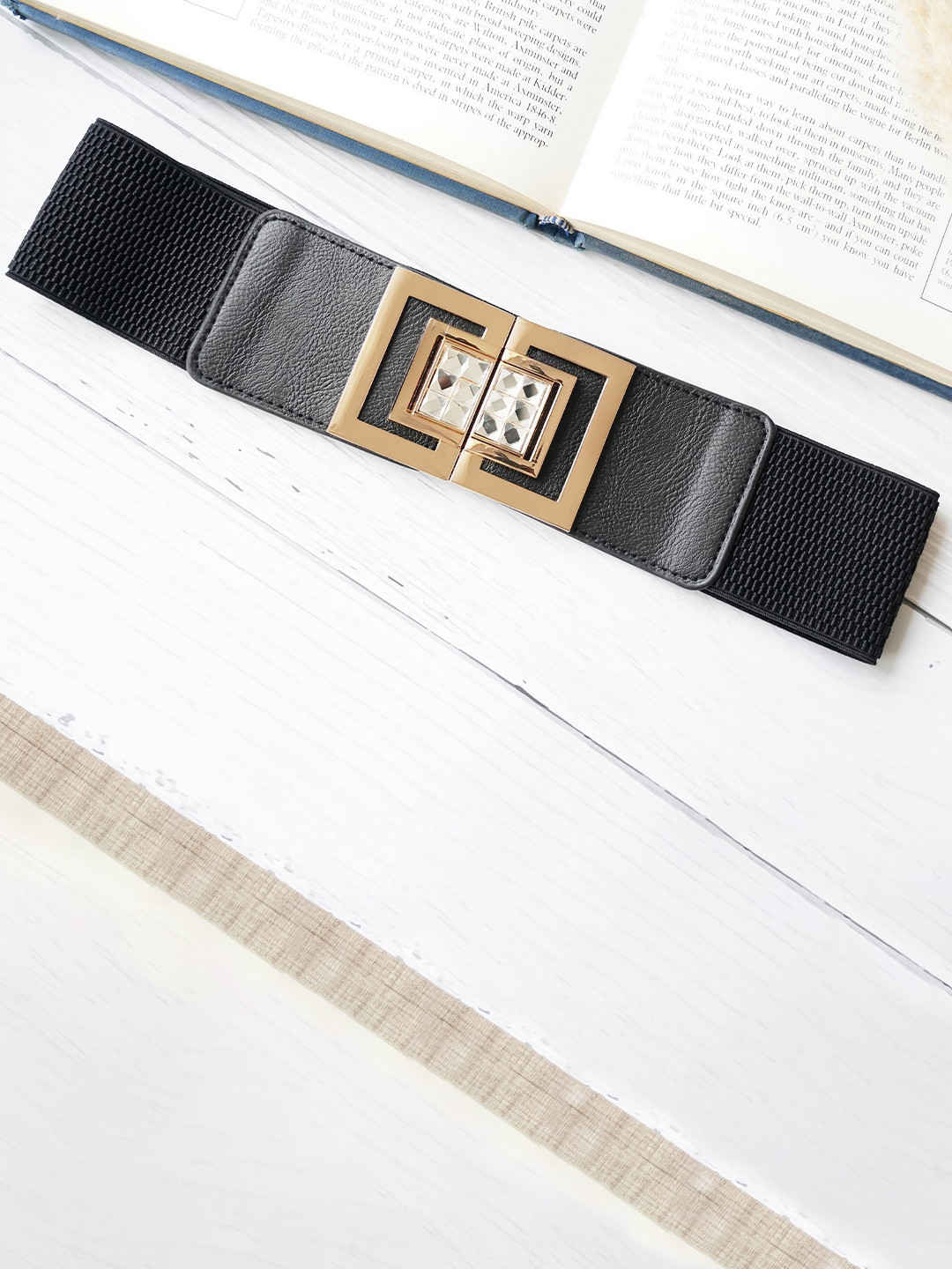 Buy Diva Dale Women Black Embellished Belt Belts for Women 20723162