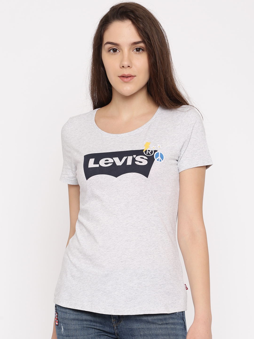 levis women t shirt flipkart