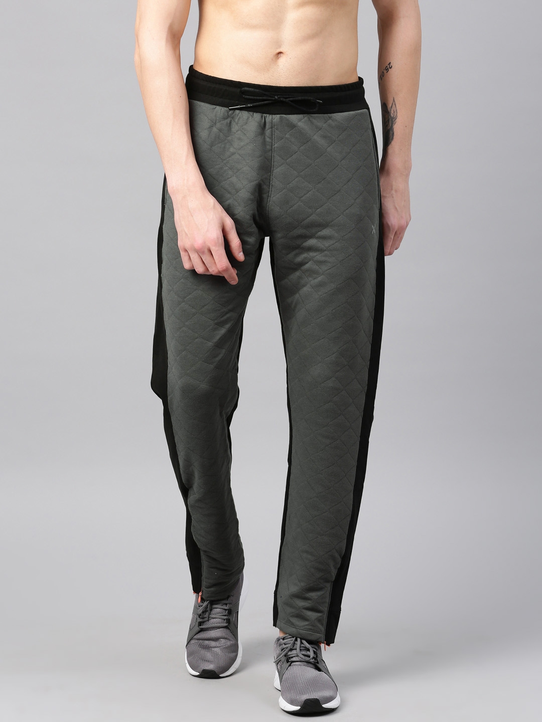 Buy HRX By Hrithik Roshan Charcoal Grey Track Pants - Track Pants for Men 2073227 | Myntra