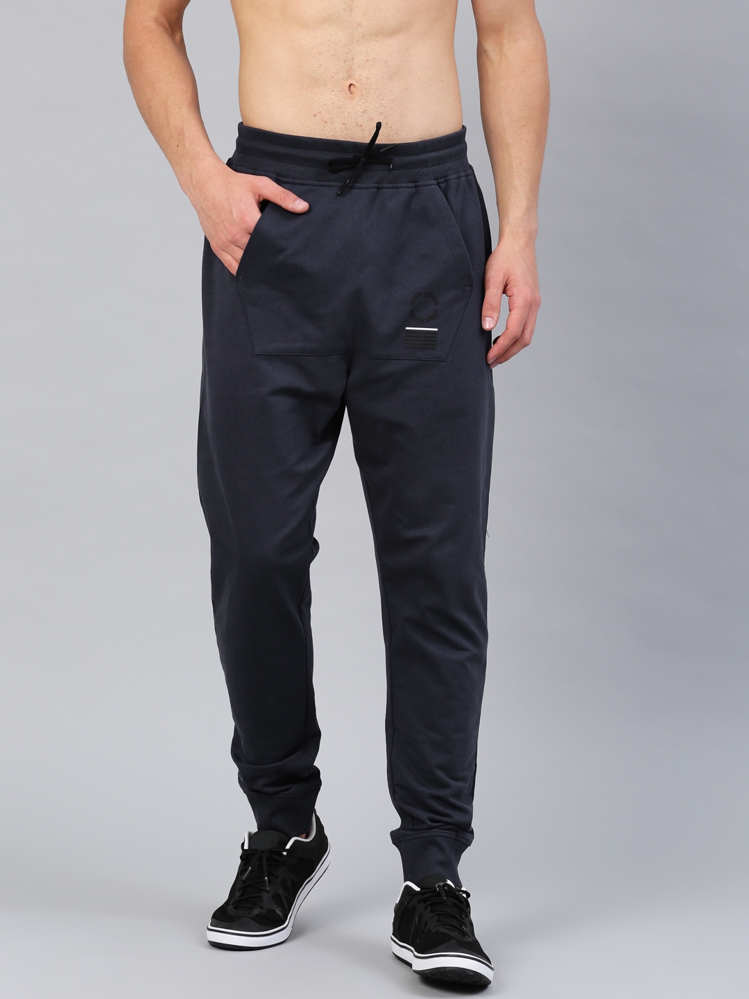Buy HRX By Hrithik Roshan Navy Joggers - Track Pants for Men 2073240 ...