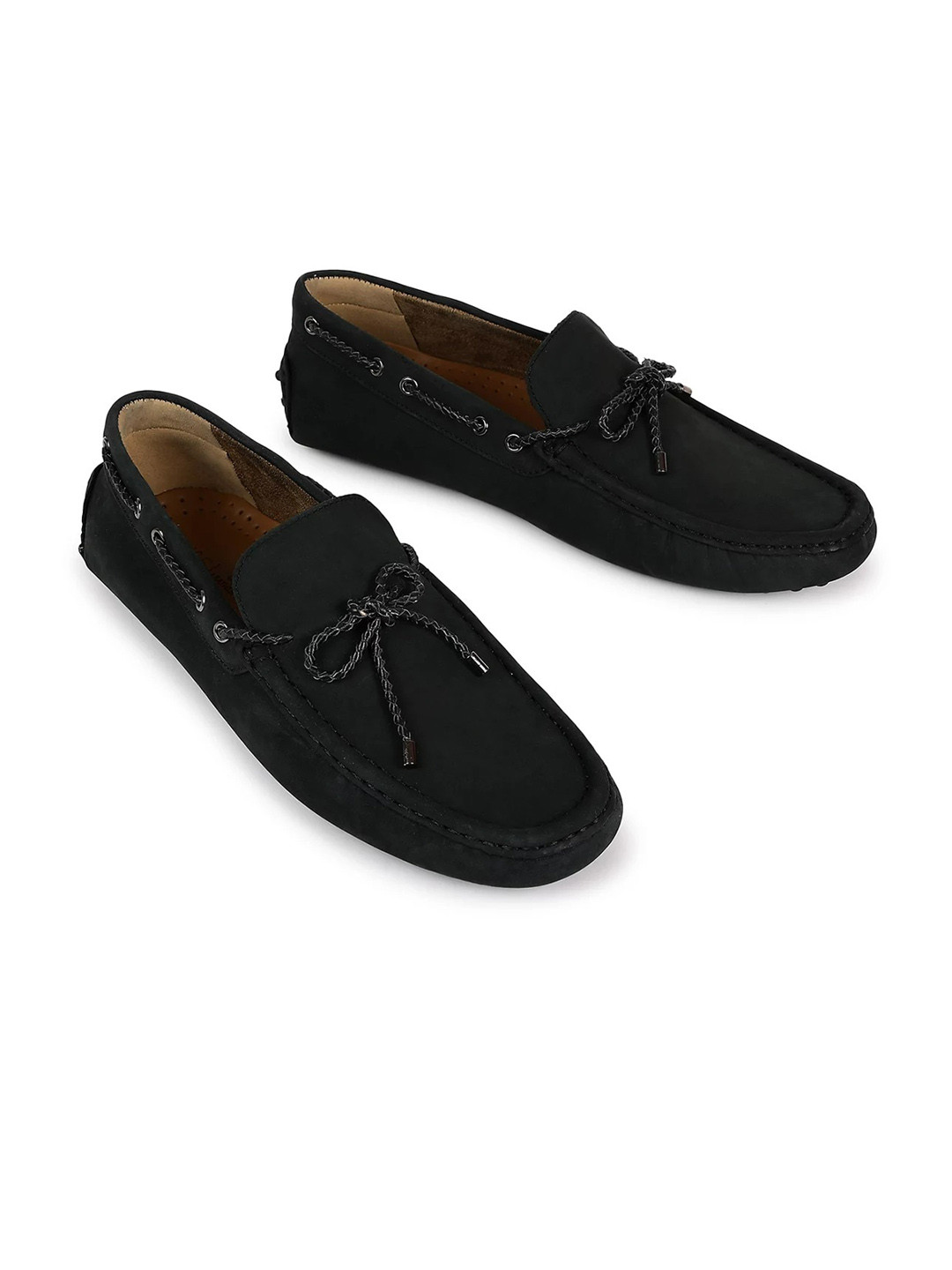 Buy Marks & Spencer Men Green Leather Loafers Casual Shoes for Men