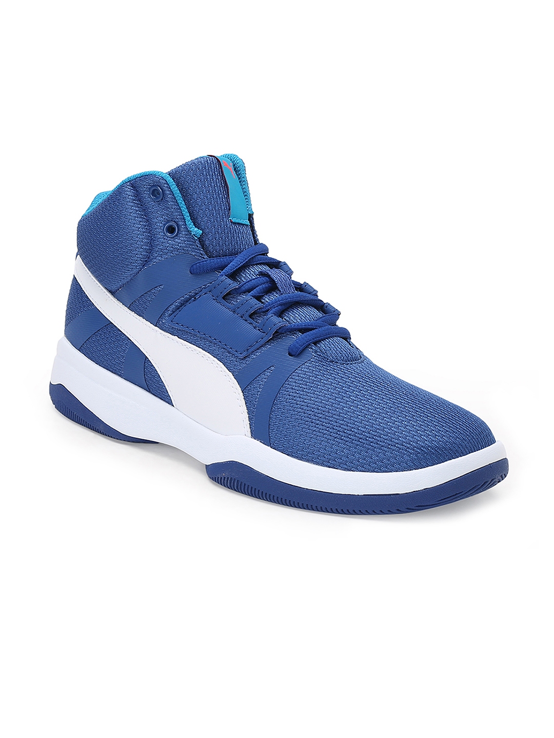 Buy Puma Kids Blue Rebound Street Evo High Top Sneakers - Casual Shoes ...