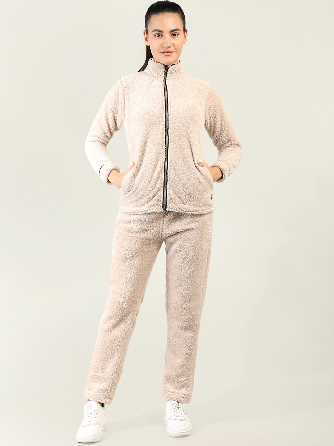 Buy NEVA Women Beige Solid Tracksuits Tracksuits for Women 20743510