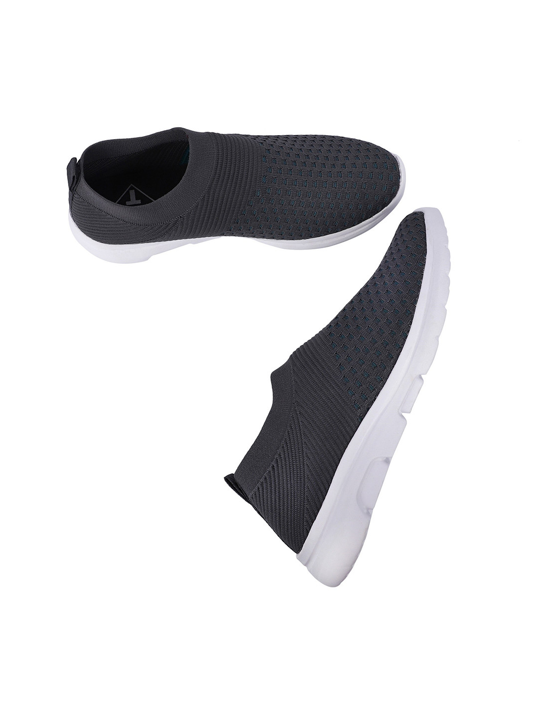 Buy TPENT Men Grey Mesh Running Non Marking Shoes Sports Shoes for