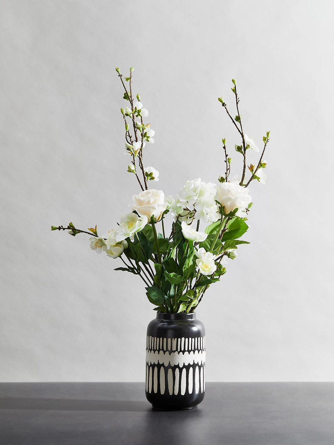 Buy Marks & Spencer White & Green Set Of 2 Blossom Stem Artificial Flowers Artificial Flowers