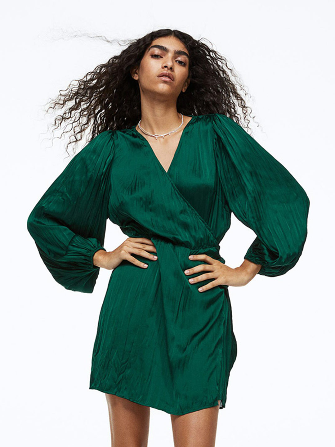 Buy H&M Green Dress Dresses for Women 20749776 Myntra