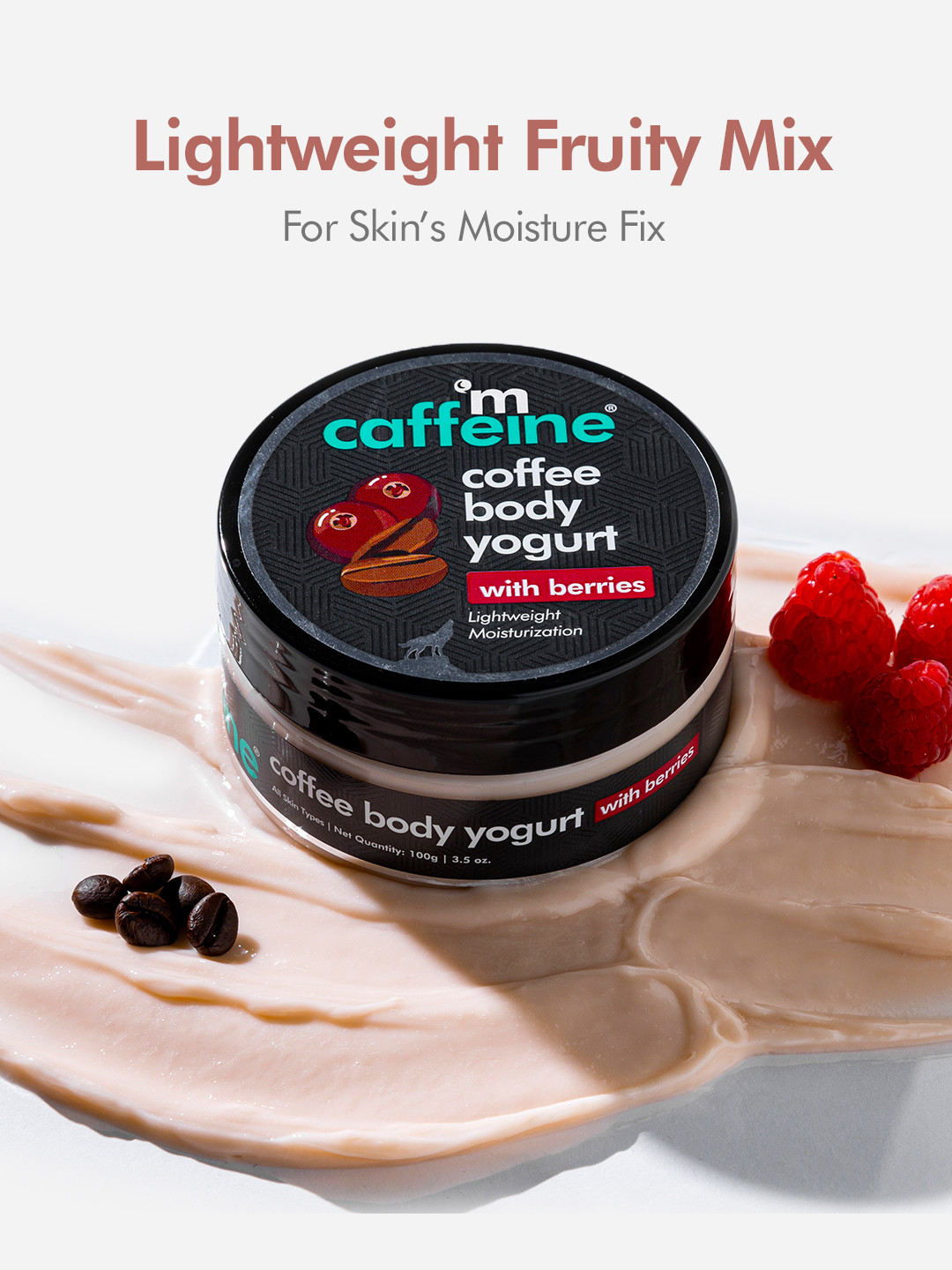 Buy MCaffeine Quick Absorb Coffee Body Yogurt With Berries For Instant