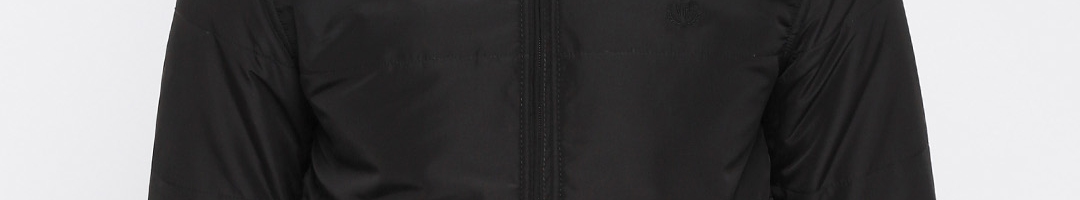 Buy Van Heusen Men Black Solid Padded Jacket - Jackets for Men 2075866 ...