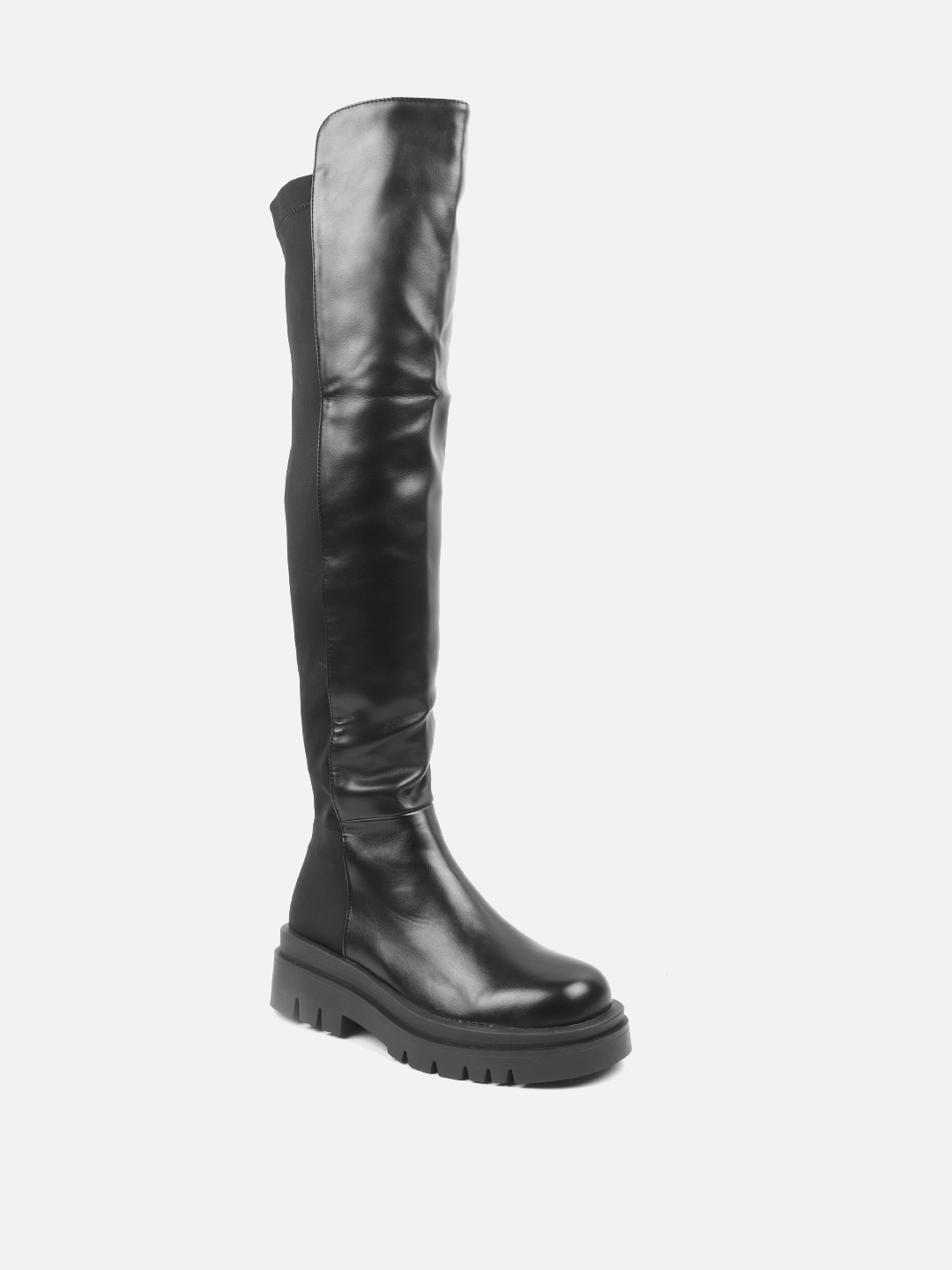 Buy Carlton London Women Black High Top Platform Heeled Boots Boots pin-by-mari-clem-on-shoes