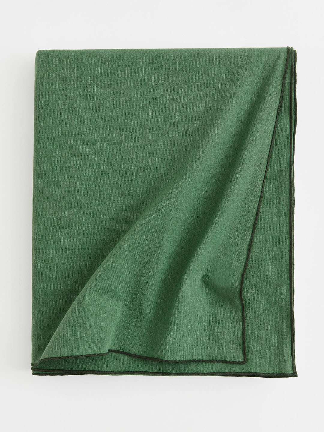 Buy H&M Green Linen Blend Table Cloth Table Covers for Unisex