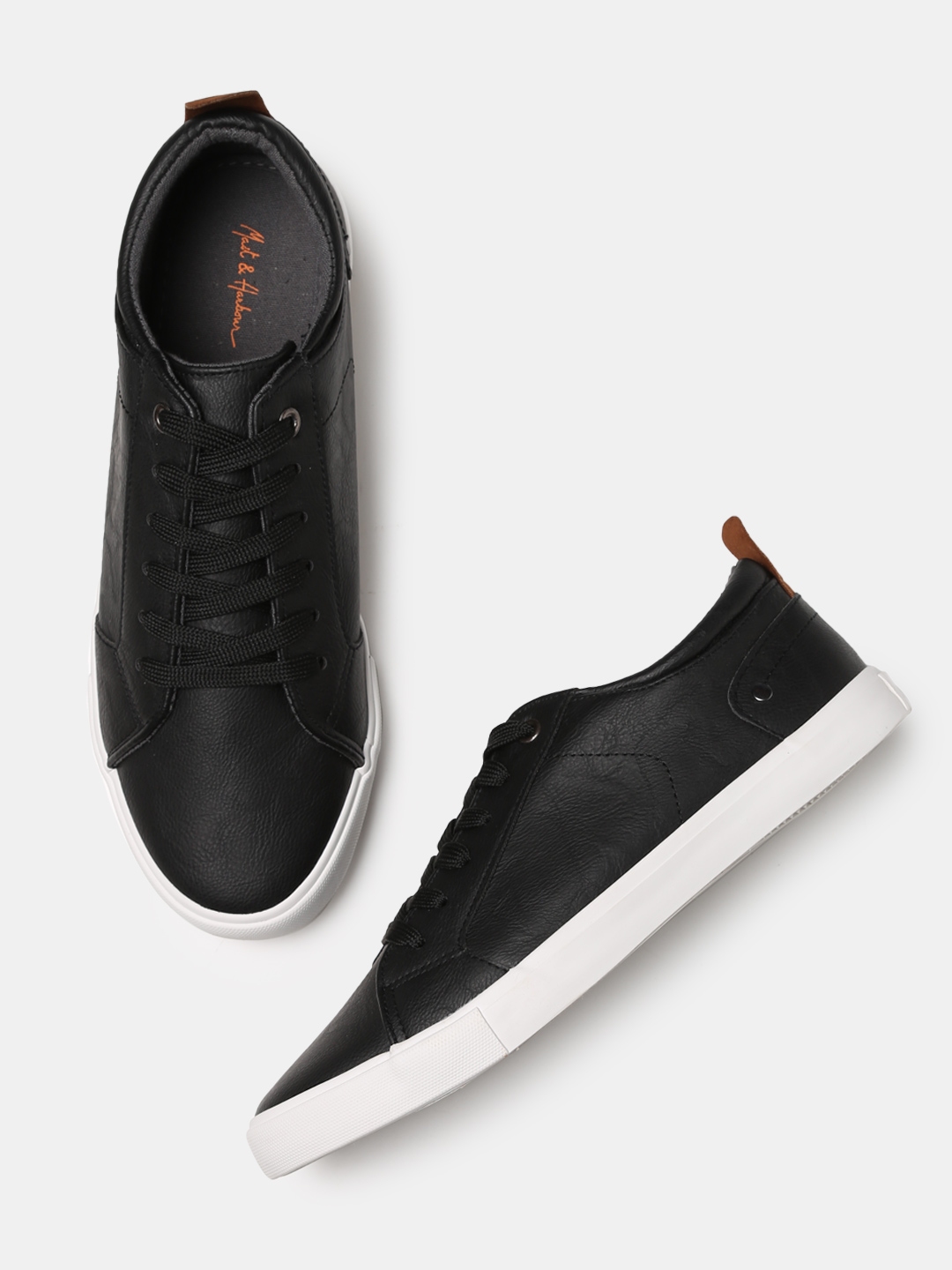 mast and harbour black sneakers