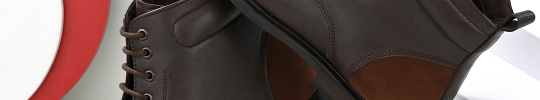 Buy Roadster Men Brown Solid Regular Boots - Boots for Men 20790408 ...