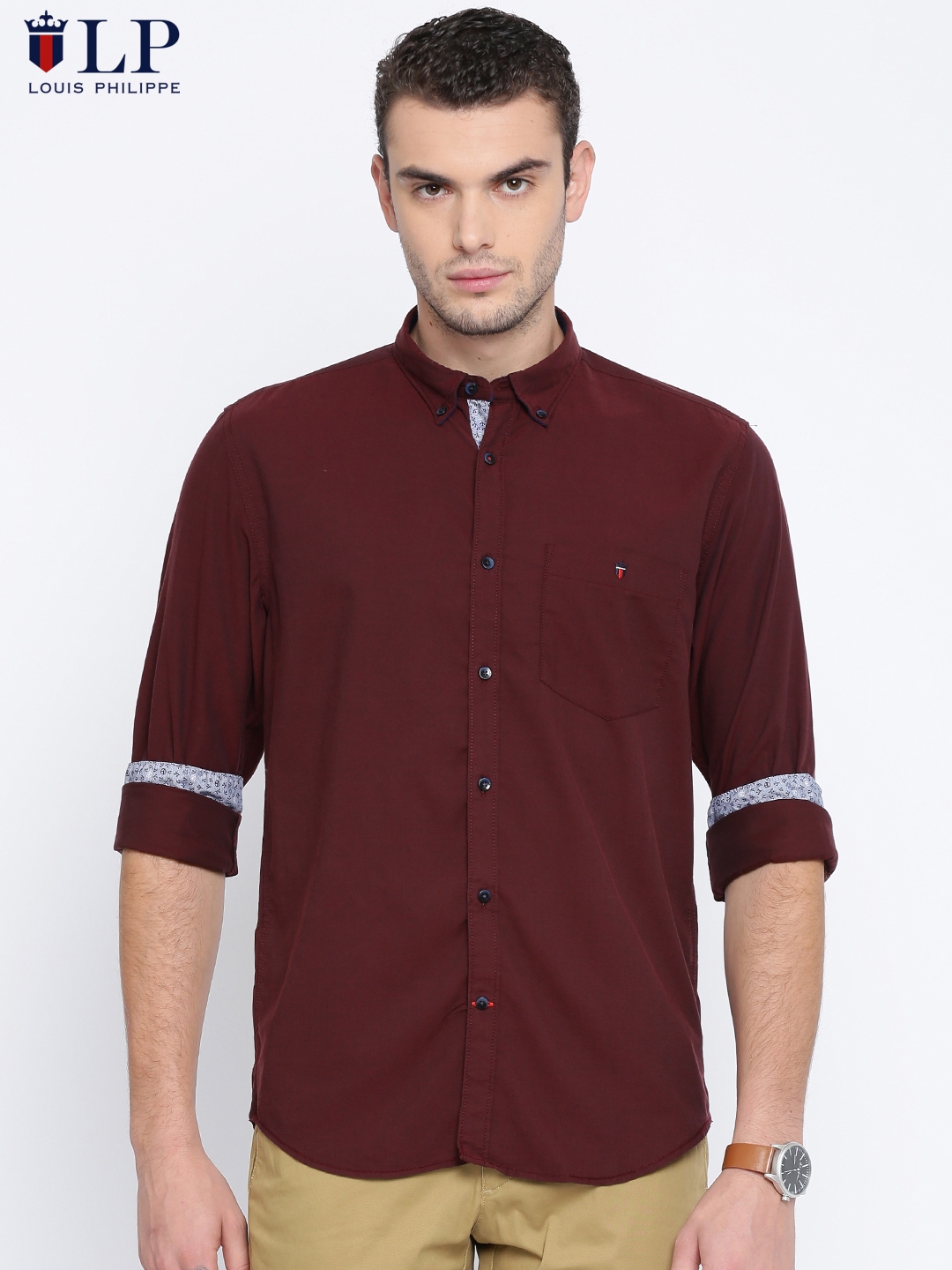 louis philippe casual shirts for men