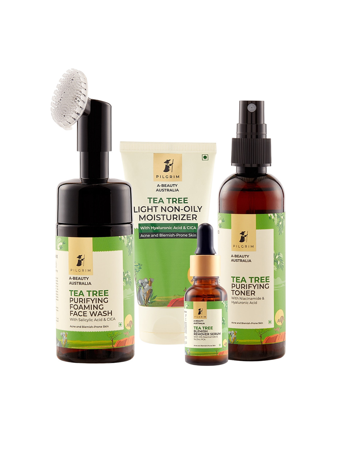 Buy Pilgrim Tea Tree Good Night Ritual For Acne Free Skin With Free