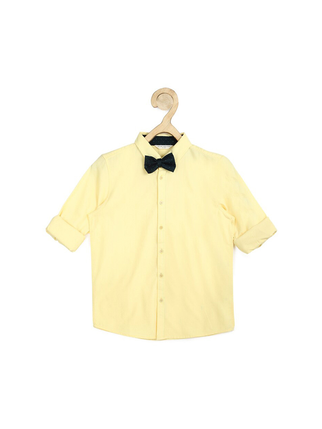 Buy Peter England Boys Yellow Cotton Shirt Shirts for Boys 20804602