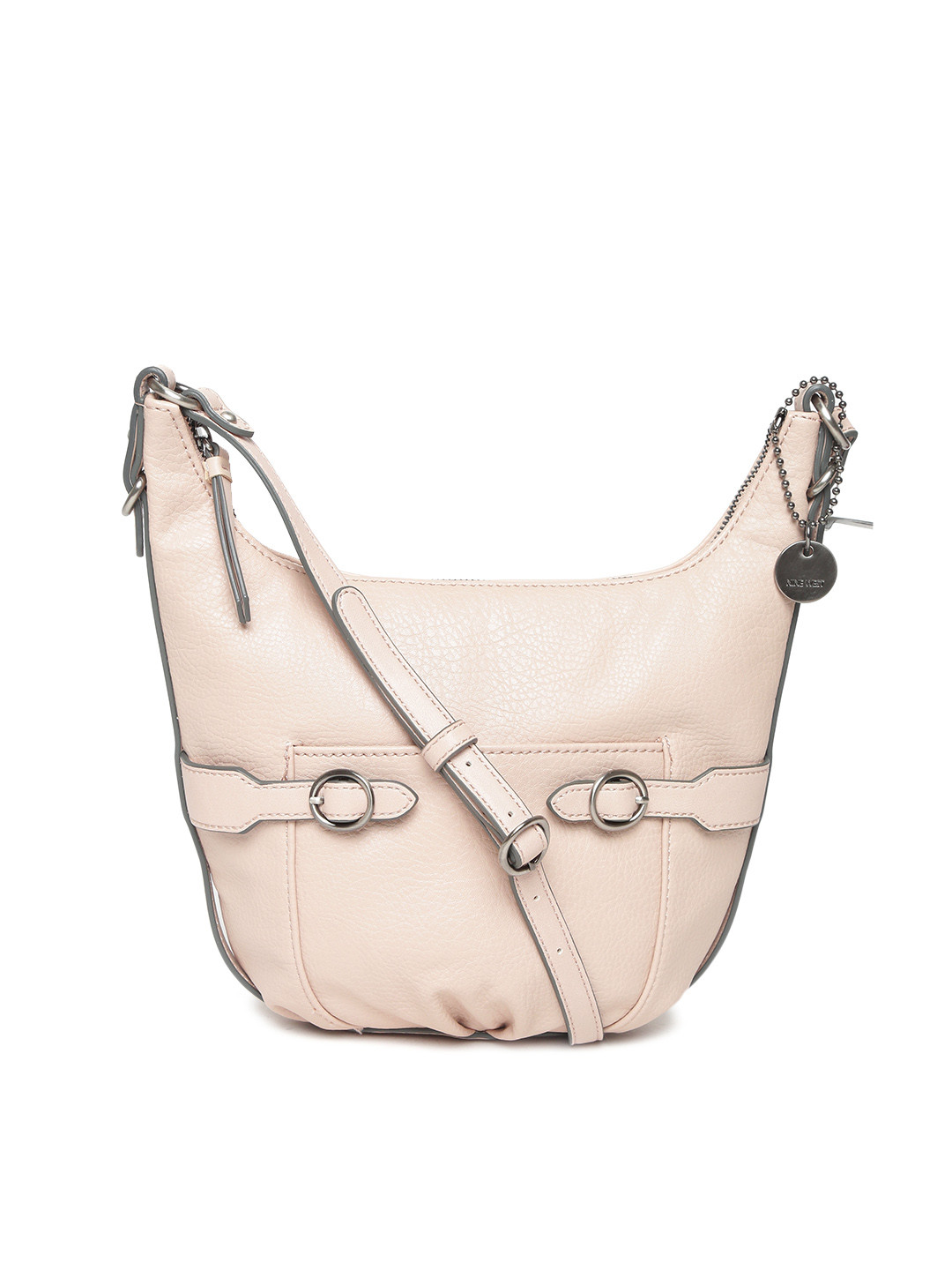 Buy Nine West Peach Coloured Solid Sling Bag Handbags for Women
