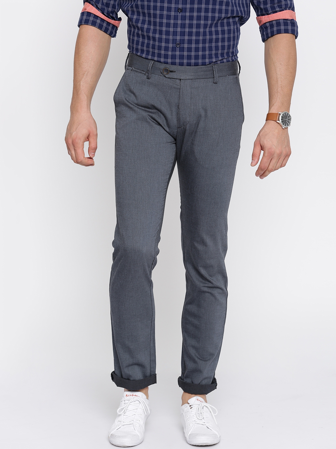 allen solly formal pants