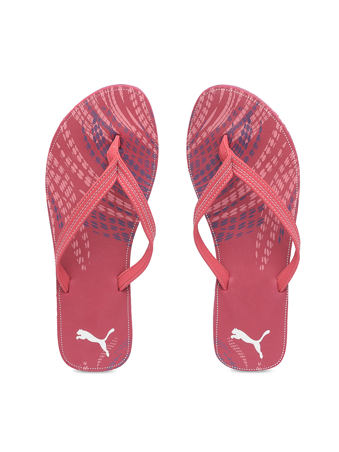 Buy Puma Women Maroon Express Printed Flip Flops Flip Flops for Women